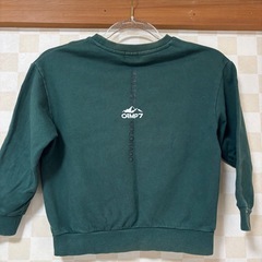 CAMP7 ロゴ入り スウェットトレーナー 120cmの画像