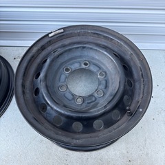 ハイエース純正鉄ホイール、ホイールキャップ付き
の画像