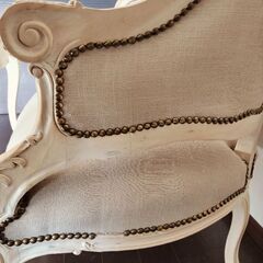 アンティークロココ調ソファーテーブルセットの画像