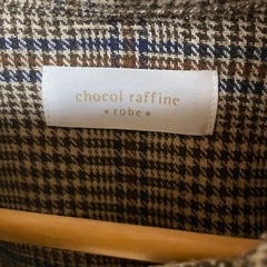 chocol raffine robe 　シャツワンピース　チェックの画像