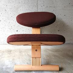 【美品】サカモトハウス バランスチェアイージー 　ショートバージョン　ブラウンの画像