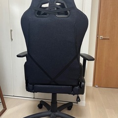 【おしゃれ】ゲーミングチェア ファブリック オットマン付の画像