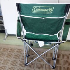 Coleman コールマン イージーリフトチェア グリーン アウトドア キャンプ /HJ-0580 1Fの画像