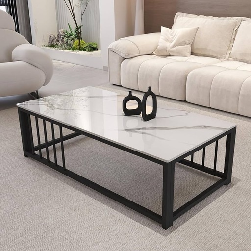 【新品未使用】ローテーブル 大きめ リビングテーブル 大理石 テーブル コーヒーテーブル