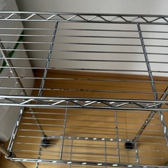 【お取引決定です】３段ラック　移動式の画像