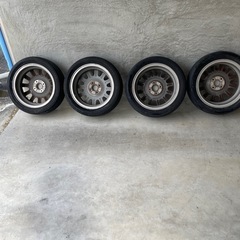 (値下げ)ホンダ　N-BOX カスタム　純正15インチ　ホイール　15 x 4.5J オフセット45 PCD100 ハブ径56 タイヤ溝なしの画像