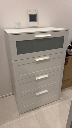 IKEA ブリムネス BRIMNES チェスト ホワイト