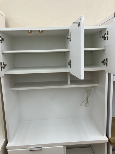 ★ジモティー割引20%★3枚扉オープンボード ニトリ ETONA-9KB WH ホワイト《リサイクルショップドリーム次屋店》☆尼崎市/若王寺☆