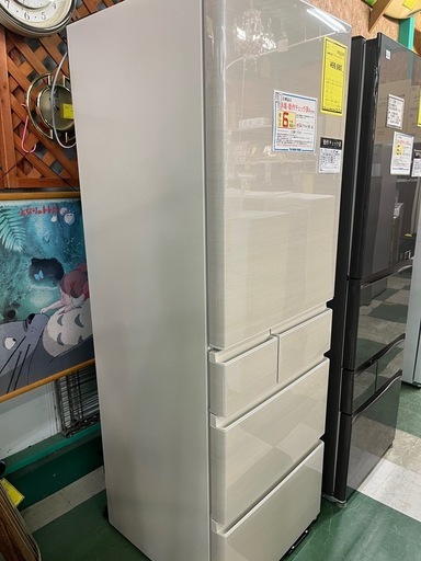ジャングルジャングル貝塚店　406L 冷蔵庫　Panasonic NR-E419EX  2023年製　5ドア　右開き　自動製氷機能付き