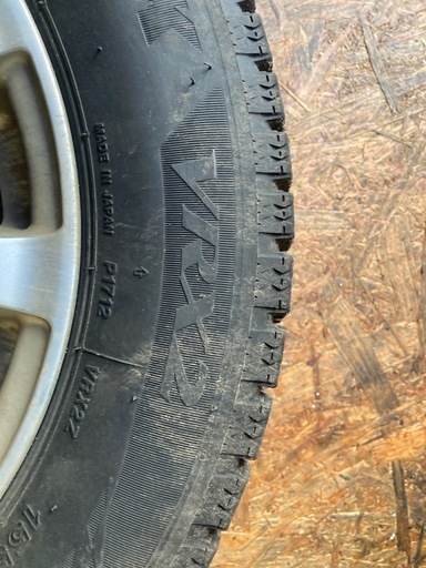 155 65 R13 ブリヂストンVRX2　4本セットアルミ付きスタッドレス　