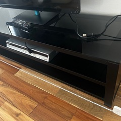 テレビ　REGZA TOSHIBA ガラステレビ台　おしゃれ　パイオニア　DVDプレーヤー
の画像