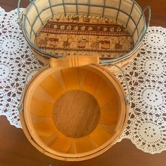 カントリー風カゴの画像