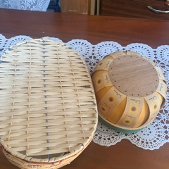 カントリー風カゴの画像