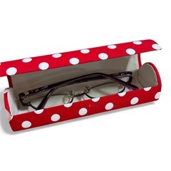 JILL STUART NewYork 子供用メガネ ➕ ケース付き 猫 ドットの画像