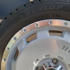 '24年製 スタッドレスタイヤ　ダンロップ　165 60 R15 77Q　ハスラー　タフトの画像