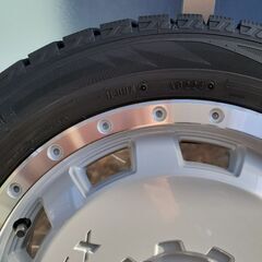 '24年製 スタッドレスタイヤ　ダンロップ　165 60 R15 77Q　ハスラー　タフトの画像