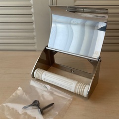 【中古】TOTO トイレットペーパーホルダー ステンレス製の画像
