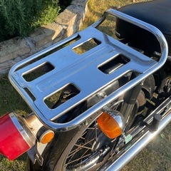 ★スズキ K90（1970年代）実働／2ストローク／アルミタンクカバー／前後タイヤ新品★の画像