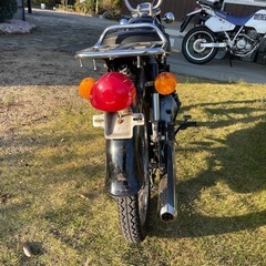 ★スズキ K90（1970年代）実働／2ストローク／アルミタンクカバー／前後タイヤ新品★の画像