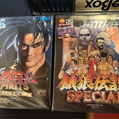 箱無しのため85000円　早い者勝ち　レア　NEOGEO本体+コントローラー×2＋ソフト２本＋ACアダプタ　動作確認済みの画像