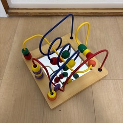 【受け渡し決定】ビーズコースター 赤ちゃん　おもちゃの画像