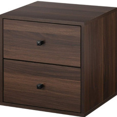 【無料】収納棚（2段引き出し）譲ります｜取りに来ていただける方限定の画像