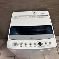 ハイアール　Haier 全自動電気洗濯機 JW-C450 2020年製の画像