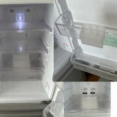 MITSUBISHI 冷蔵庫　三菱電機　MR-P15A-S形　2017年製　冷凍冷蔵庫　中古の画像