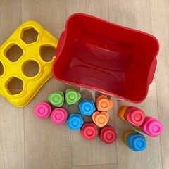 【受け渡し決定】コンビCombiやわらかパズルブロックセットの画像