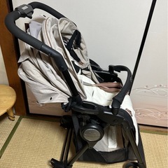 美品 AILEBEBEフラコットFs ベビーカー◆アースグレイ◆0ヶ月～36ヶ月の画像