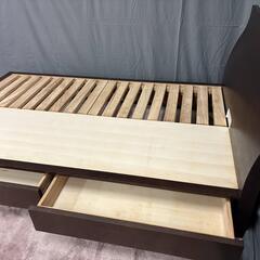 大塚家具 セミダブルベッド＆フランスベッド マットレスの画像