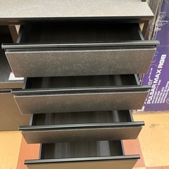 ★ジモティー割引20%★スライド扉オープンボード ニトリ SP201-100KB グレー ブラック《リサイクルショップドリーム次屋店》☆尼崎市若王寺☆の画像