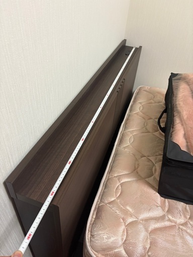 超美品　シーモンズマットレス付　収納できるペット　セミダブル