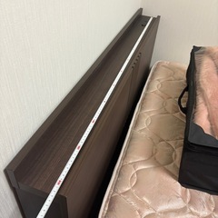 超美品　シーモンズマットレス付　収納できるペット　セミダブルの画像