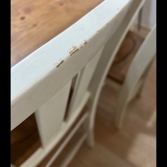 【今週末取引出来る方】ダイニングテーブルセットの画像