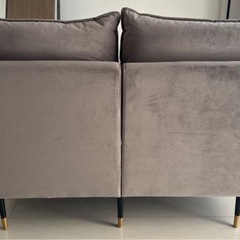 モダンデコ　2人がけソファの画像