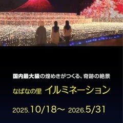 なばなの里入村券2枚セットの画像