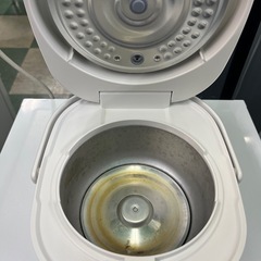 ジャングルジャングル貝塚店　ジャー炊飯器　SHARP  KSD-LC5  2021年製　3合炊き　白　クリーニング済み　中古　リユース　貝塚市　二色浜の画像