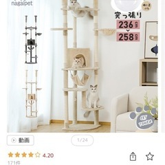 【取引中】キャットタワーの画像