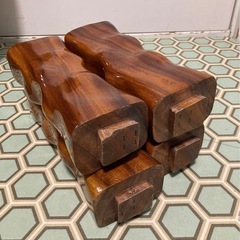 切り株ちゃぶ台 ローテーブル　の画像