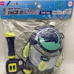 タンク式水鉄砲（スペースシャトル型）飛距離6m  容量2.4L  ウォーターガン　水でっぽうの画像