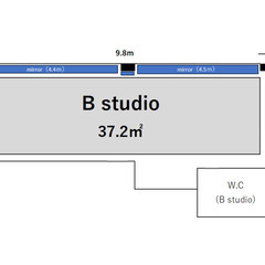 【レンタルスペース】駅徒歩1分｜同ビル内に2つの新スタジオ！手ぶらで通える多目的スペースの画像