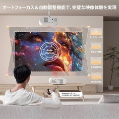 【新品未開封】2025新型 Google TV搭載 Sovboi プロジェクター
の画像
