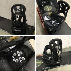 JF7p2412 スノーボード ブーツ バック 板 ビンティング セット Burton Custom DEELUXE ZEN 24cm Dreamfly 134cm DAKINE スノボ 現状の画像