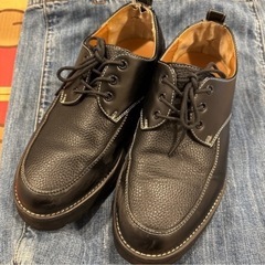 WYM メンズスニーカー　革靴 25.5~26cの画像