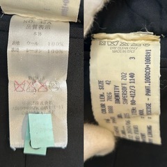 ラルディーニLARDINIメンズジャケット テーラードジャケット 紳士服 black ブラック黒色系  ウール レーヨン  イタリア製メンズ（men’s）男性用の画像