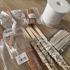 【受け渡し決定】キャンドル　芯セットの画像