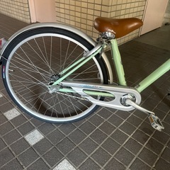 子供用自転車　小学校中学年-高学年向け　26インチ　3段ギア、鍵付き、ライト付き　ミヤタ　アルミスターの画像
