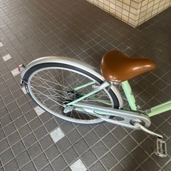 子供用自転車　小学校中学年-高学年向け　26インチ　3段ギア、鍵付き、ライト付き　ミヤタ　アルミスターの画像