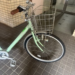 子供用自転車　小学校中学年-高学年向け　26インチ　3段ギア、鍵付き、ライト付き　ミヤタ　アルミスターの画像